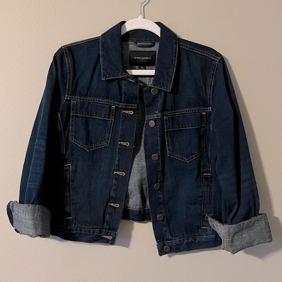 Banana Republic Jean Jacket M - Picture 3 of 5